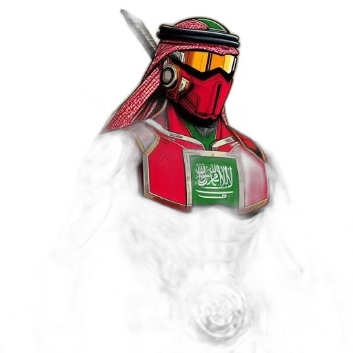 robot, mask, weapon, staff, concept art, fantasy art, comic book art, photorealistic transparent PNG cut-out