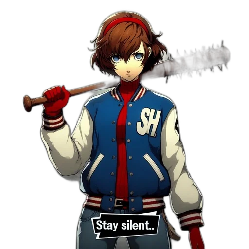 staff, jacket, weapon, sword, pixel art, concept art, anime, comic book art transparent PNG cut-out
