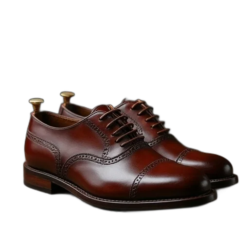 shoes, photorealistic, clarks, grand, leather, derby transparent PNG cut-out