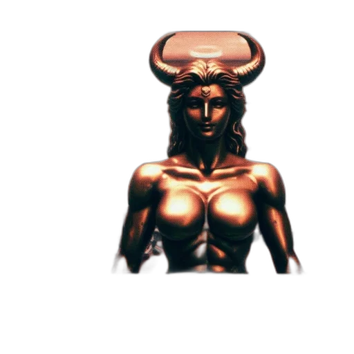 jewelry, crown, sword, mask, 3d render, concept art, vaporwave, pixel art transparent PNG cut-out