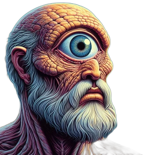 face, creature, mask, robot, fantasy art, concept art, 3d render, photorealistic transparent PNG cut-out