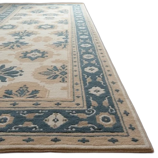 furniture, beige, rug, blue, pattern, partially, visible, hardwood transparent PNG cut-out