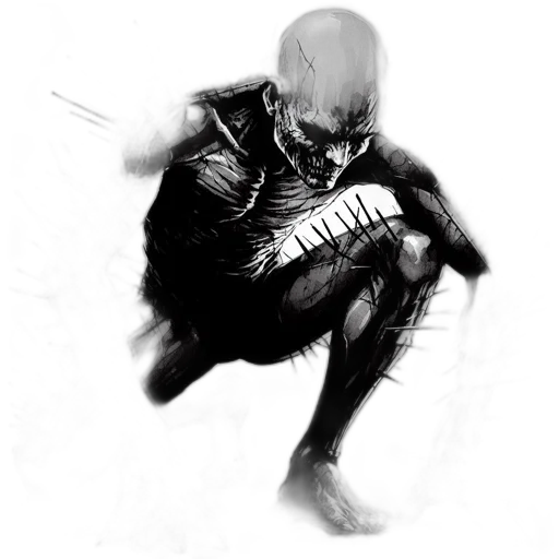 mask, jacket, face, robot, comic book art, concept art, cyberpunk, fantasy art transparent PNG cut-out