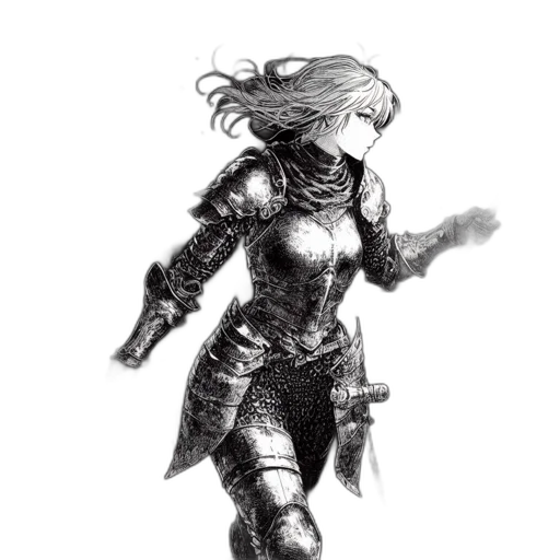 sword, staff, weapon, comic book art, concept art, fantasy art, pencil sketch, monochrome transparent PNG cut-out