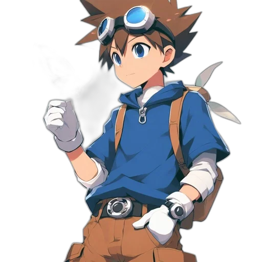 staff, weapon, animal, jacket, concept art, anime, pixel art, cartoon transparent PNG cut-out