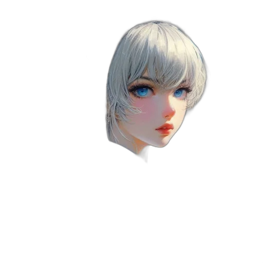 face, mask, staff, robot, 3d render, photorealistic, concept art, fantasy art transparent PNG cut-out