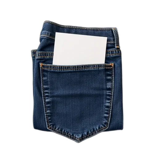 jacket, photo, jeans, pocket transparent PNG cut-out