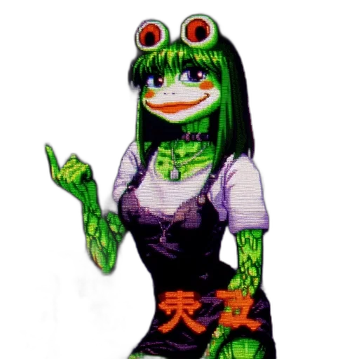 dress, creature, animal, mask, pixel art, concept art, anime, 3d render transparent PNG cut-out