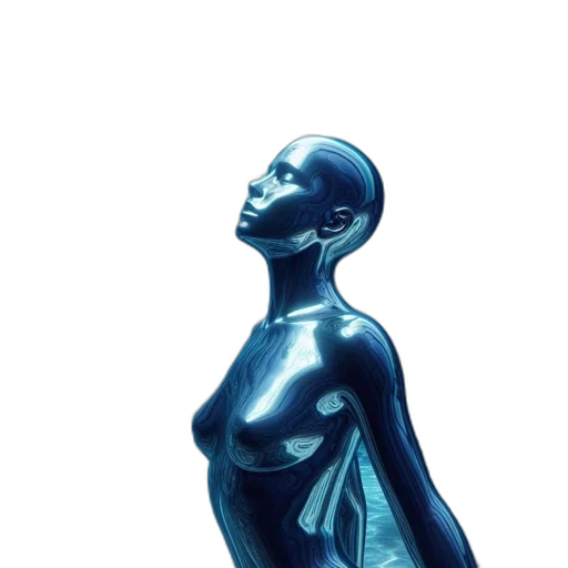dress, jewelry, face, crown, 3d render, concept art, photorealistic, vaporwave transparent PNG cut-out