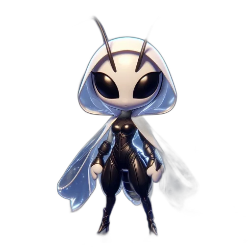 robot, creature, mask, staff, concept art, 3d render, fantasy art, pixel art transparent PNG cut-out