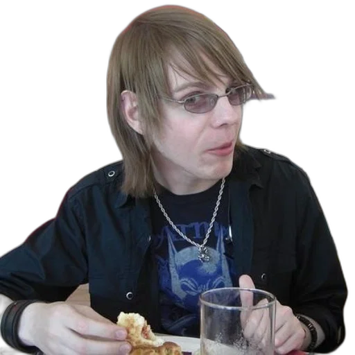 food, jacket, creature, face, person, long, hair, wearing transparent PNG cut-out