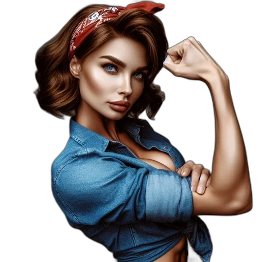 jewelry, weapon, photorealistic, comic book art, fantasy art, cartoon, determined, woman transparent PNG cut-out