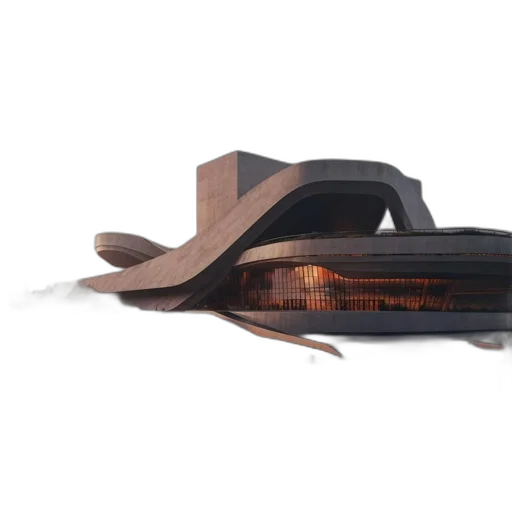 hat, shoes, furniture, weapon, 3d render, earth tones, modern, multi-layered transparent PNG cut-out