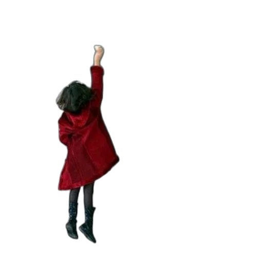 jacket, umbrella, staff, dress, 3d render, concept art, pixel art, snow transparent PNG cut-out