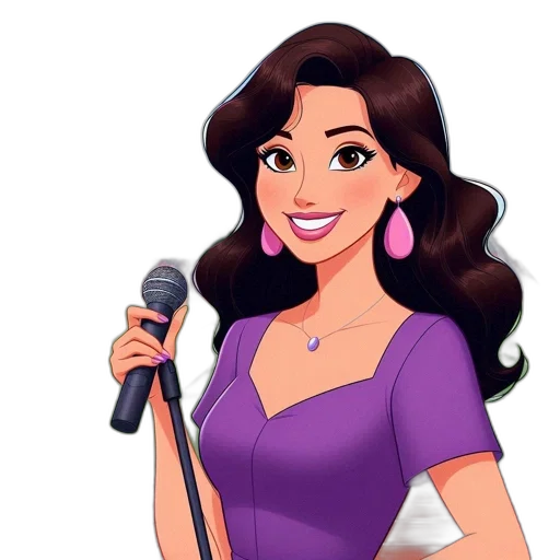 dress, cartoon, concept art, photorealistic, pixel art, animated, woman, long transparent PNG cut-out