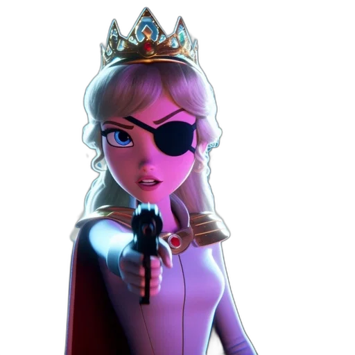crown, weapon, staff, sword, concept art, 3d render, cartoon, fantasy art transparent PNG cut-out