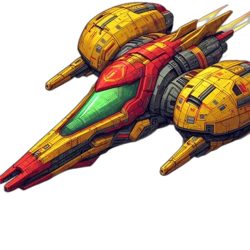 weapon, concept art, pixel art, 3d render, outer space, elaborate, technologically, advanced transparent PNG cut-out