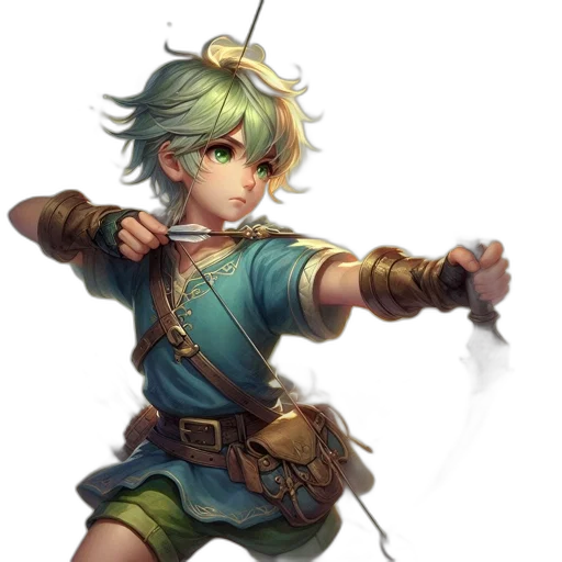 sword, staff, weapon, fantasy art, concept art, pixel art, anime, green transparent PNG cut-out