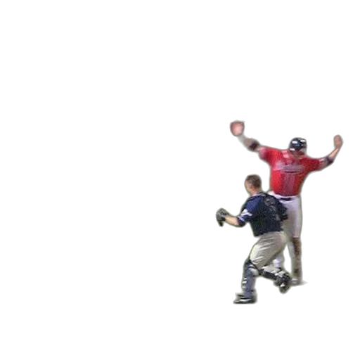 robot, 3d render, outer space, baseball, player, red, throwing, ball transparent PNG cut-out