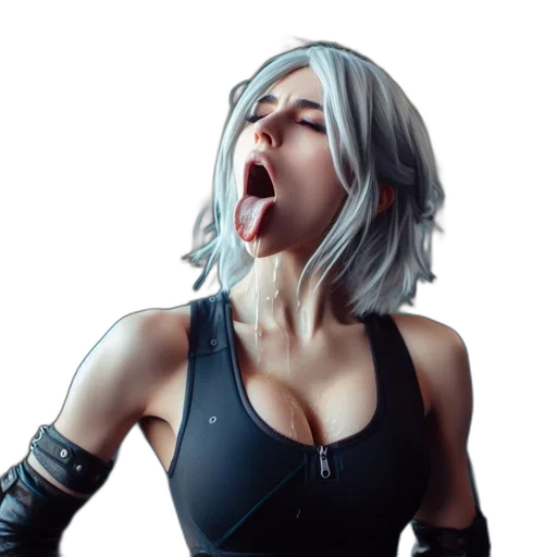 face, weapon, staff, cyberpunk, concept art, pixel art, photorealistic, gym transparent PNG cut-out