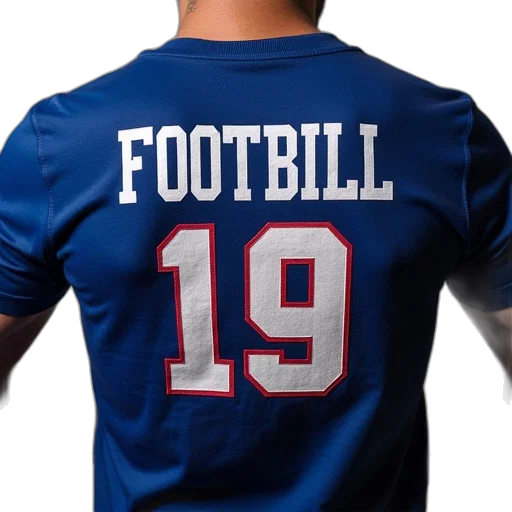 new, york, giants, shirt, says, footbal, nfl, written transparent PNG cut-out