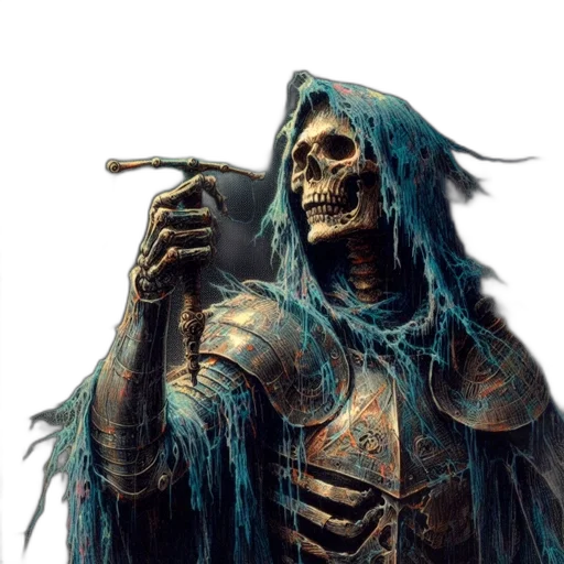 staff, mask, sword, face, concept art, fantasy art, photorealistic, comic book art transparent PNG cut-out