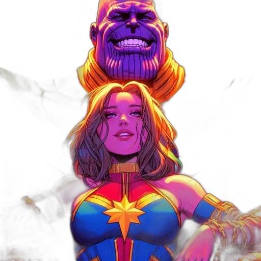 crown, comic book art, concept art, fantasy art, captain, marvel, distress, thanos transparent PNG cut-out