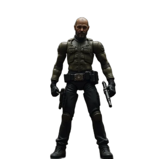 weapon, jacket, staff, 3d render, concept art, cyberpunk, neca, toys transparent PNG cut-out
