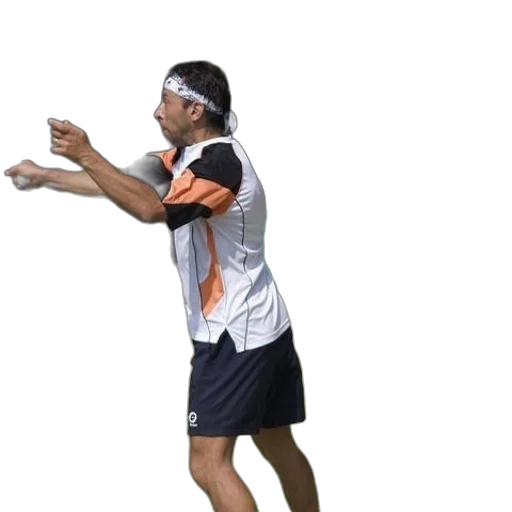 staff, 3d render, concept art, photorealistic, man, white, orange, shirt transparent PNG cut-out