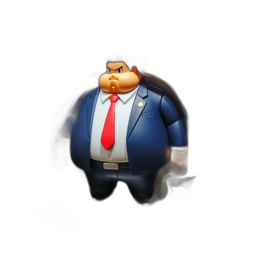 jacket, staff, robot, creature, 3d render, concept art, cartoon, photorealistic transparent PNG cut-out