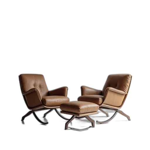 furniture, 3d render, photorealistic, earth tones transparent PNG cut-out
