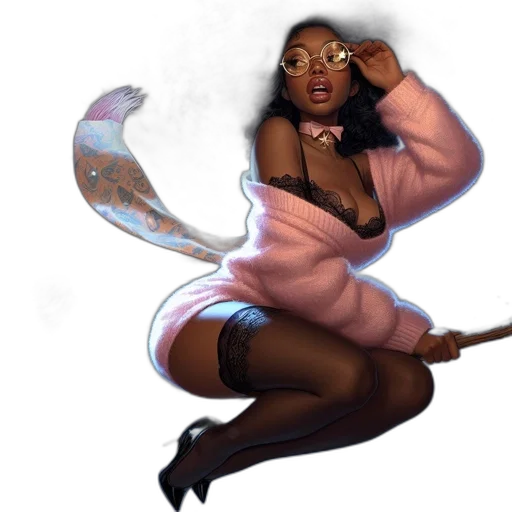 staff, jacket, concept art, fantasy art, pixel art, watercolor, pastel, dark transparent PNG cut-out