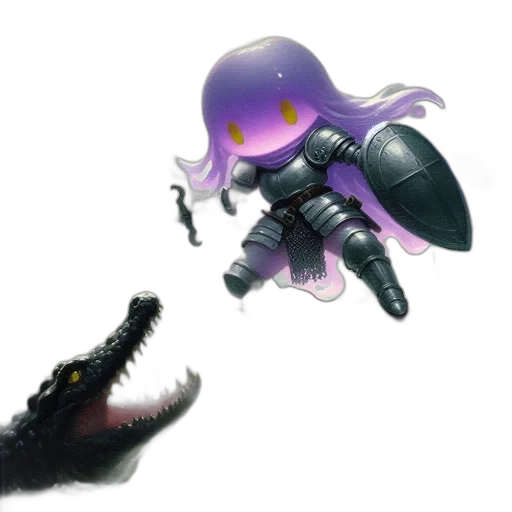 weapon, hair, creature, staff, concept art, pixel art, 3d render, fantasy art transparent PNG cut-out