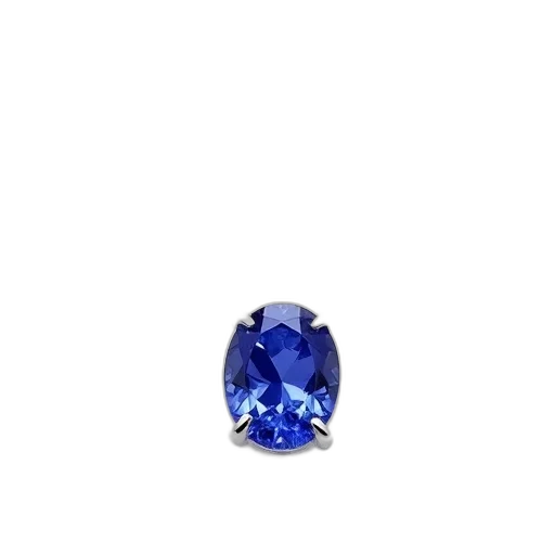 jewelry, crown, blue, tanzanite, necklace, white, background transparent PNG cut-out