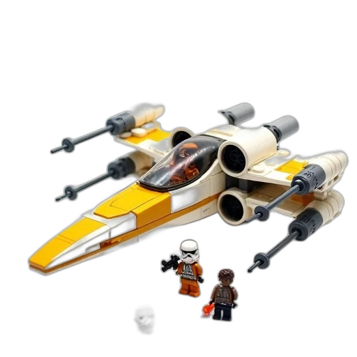 weapon, concept art, 3d render, outer space, white, yellow, lego, star transparent PNG cut-out