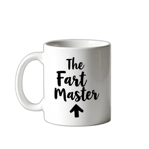 staff, 3d render, fantasy art, white, ceramic, mug, black, arrow transparent PNG cut-out