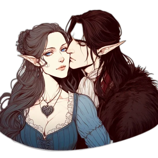 fantasy art, concept art, watercolor, pixel art transparent PNG cut-out