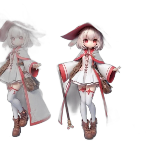 staff, weapon, concept art, fantasy art, 3d render, pixel art, red, monochrome transparent PNG cut-out