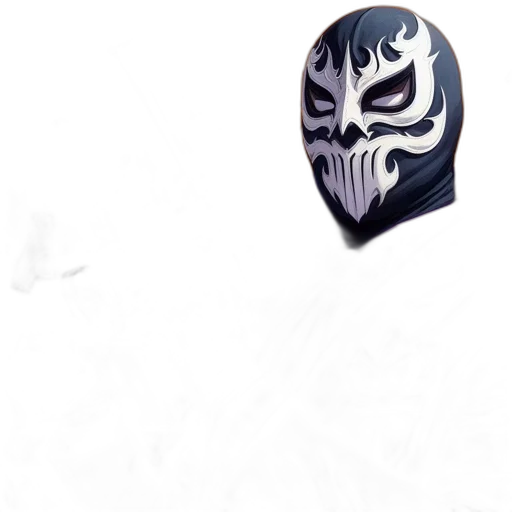 mask, face, weapon, robot, concept art, fantasy art, 3d render, photorealistic transparent PNG cut-out