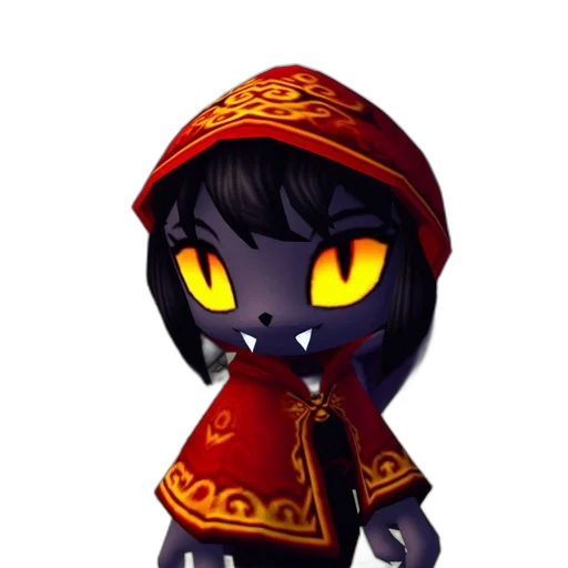 staff, mask, pixel art, concept art, fantasy art, 3d render, dark, red transparent PNG cut-out