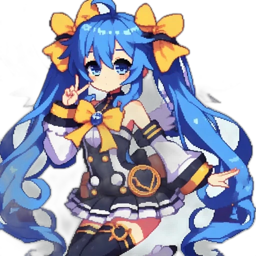 staff, dress, robot, crown, anime, pixel art, concept art, fantasy art transparent PNG cut-out