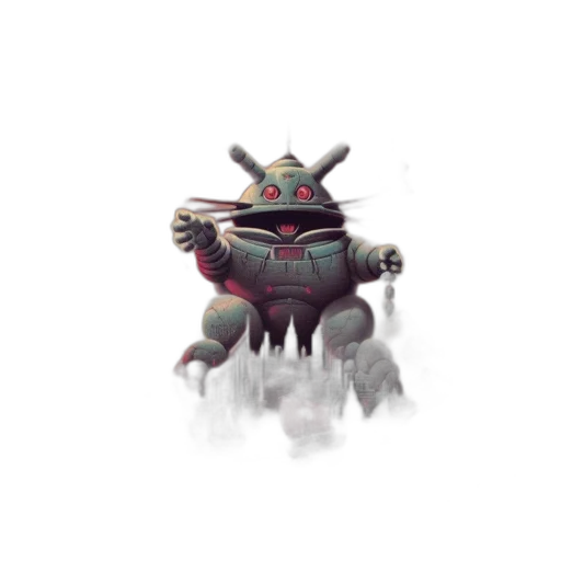 robot, creature, dragon, animal, concept art, 3d render, pixel art, fantasy art transparent PNG cut-out