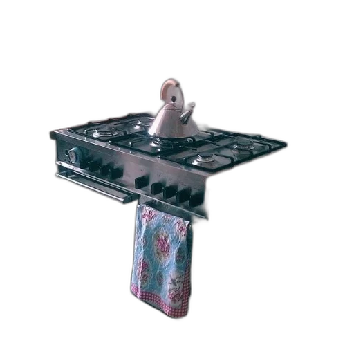 food, jewelry, furniture, weapon, 3d render, vaporwave, fire, kitchen transparent PNG cut-out