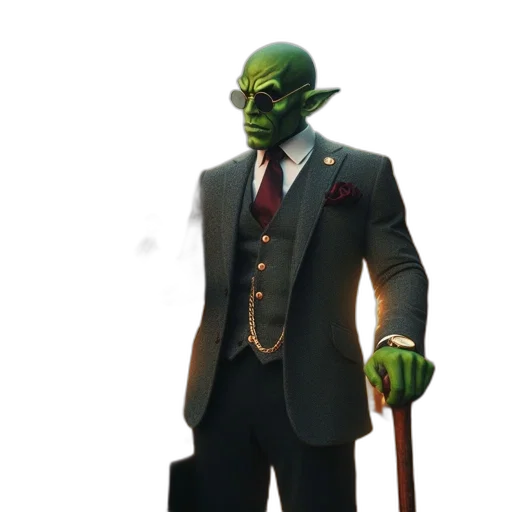 staff, mask, creature, face, concept art, 3d render, fantasy art, pixel art transparent PNG cut-out