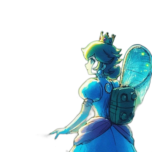 crown, dress, staff, concept art, fantasy art, pixel art, anime, outer space transparent PNG cut-out