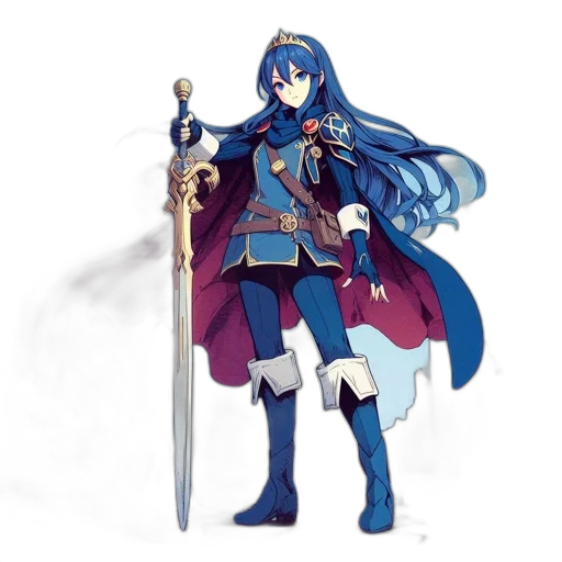 sword, staff, weapon, crown, concept art, pixel art, fantasy art, anime transparent PNG cut-out