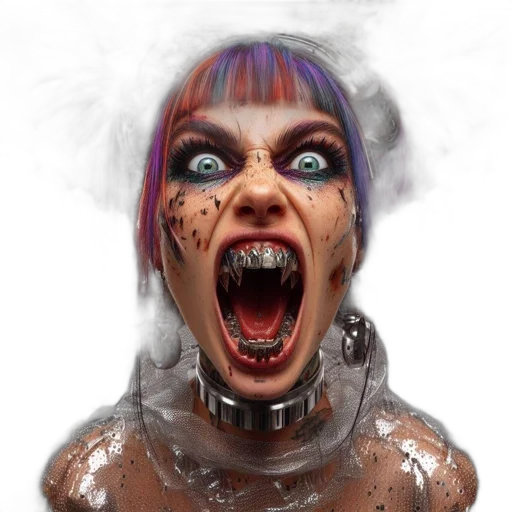 creature, face, animal, staff, concept art, photorealistic, fantasy art, 3d render transparent PNG cut-out