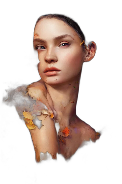 jewelry, face, crown, photorealistic transparent PNG cut-out