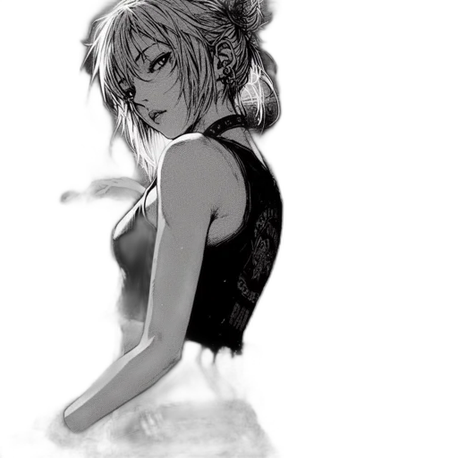 dress, creature, weapon, animal, concept art, anime, comic book art, cartoon transparent PNG cut-out