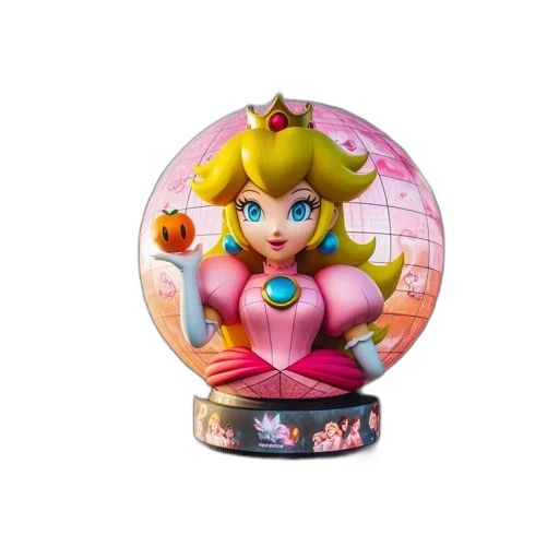 crown, jewelry, 3d render, concept art, vaporwave, large, floating, digital transparent PNG cut-out